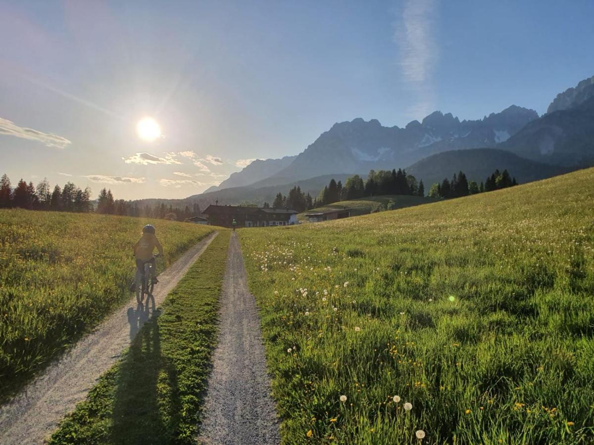 Haus Strobler Leilighet Going am Wilden Kaiser Eksteriør bilde