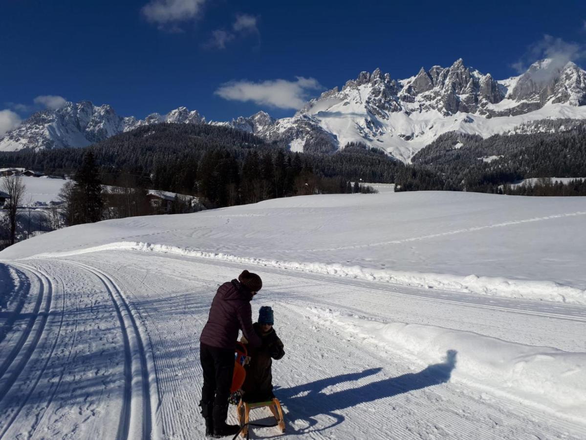 Haus Strobler Leilighet Going am Wilden Kaiser Eksteriør bilde