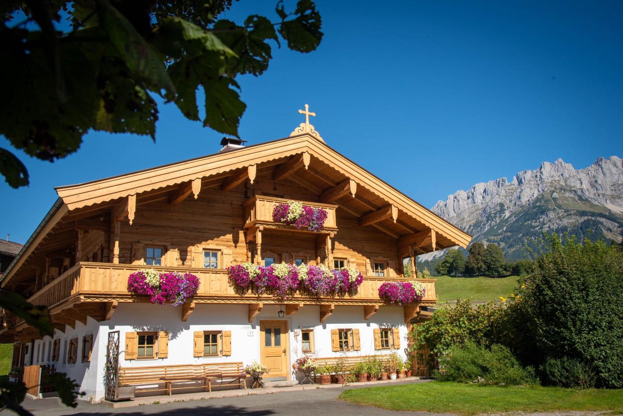 Haus Strobler Leilighet Going am Wilden Kaiser Eksteriør bilde
