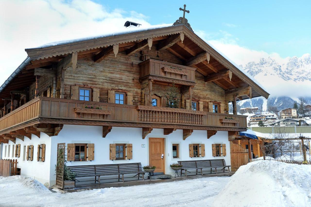 Haus Strobler Leilighet Going am Wilden Kaiser Eksteriør bilde